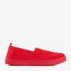 Червоний шлейф на кросівках Tanga - Взуття 1