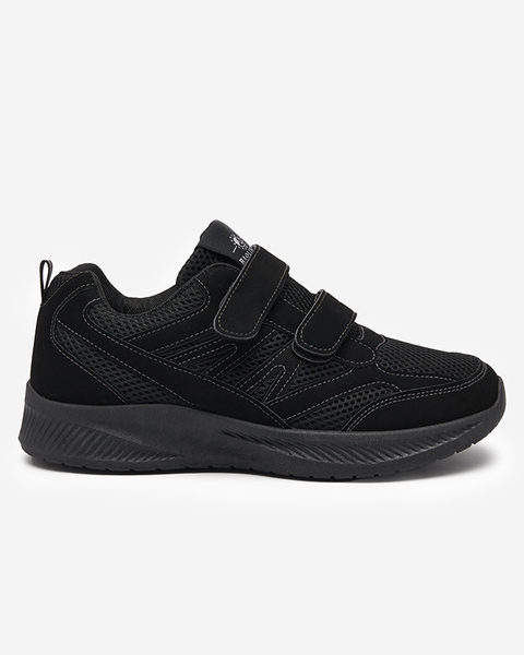 Чоловічі чорні туфлі Beniros Velcro - Взуття