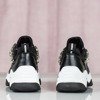 Чорні кросівки з камінцями Wilhemina  - Взуття