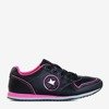 Чорні кросівки з рожевими вставками Monti - Взуття
