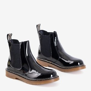 Чорні лаковані жіночі черевики Matens - Взуття
