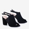 Чорні сандалі на високих підборах Bartom - Взуття