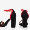 Чорні жіночі босоніжки на вищій стійці від Johanea - Взуття