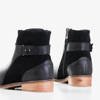 Чорні жіночі черевики на плоскому каблуці Bednard - Взуття