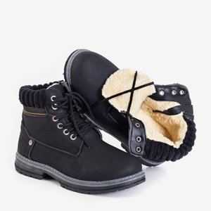 Чорні жіночі утеплені черевики від Magiten - Взуття