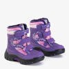 Фіолетові дівчачі снігові черевики Sine - Взуття