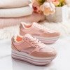 Кросівки на платформі Kim pink - Взуття 1