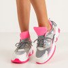 Неонові рожеві спортивні туфлі для жінок Божевільні - Взуття