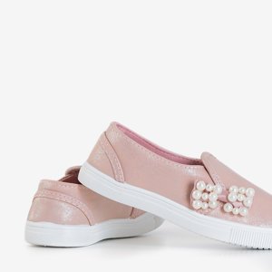 Ніжно-рожеві сліпони з бантиком Malasita - Взуття