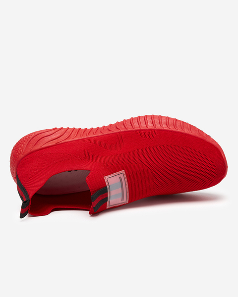 OUTLET Чоловічі спортивні сліпони червоного кольору Gavosi- Взуття
