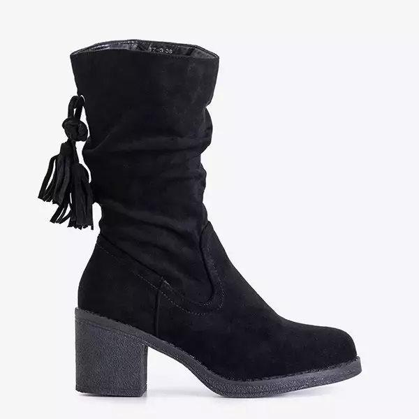 OUTLET Чорні жіночі чоботи на Садиной пост - Взуття