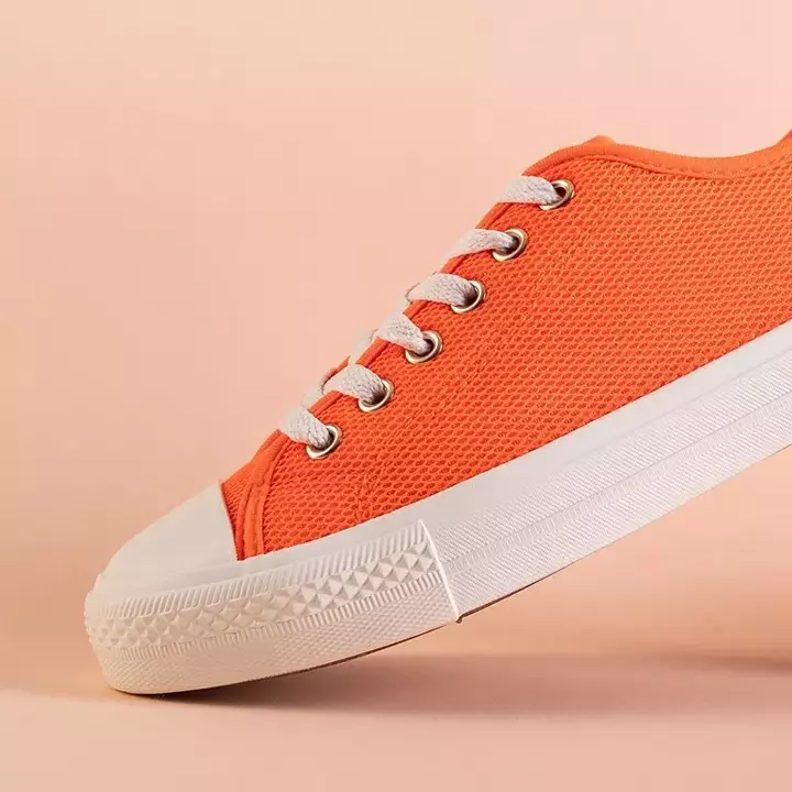 OUTLET Неонові помаранчеві жіночі кросівки Vatoa - Взуття