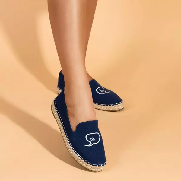 OUTLET Темно-сині еспадрільї для жінок Bahia - Взуття