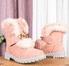 Рожеві черевики Wiscon з хутром - Взуття
