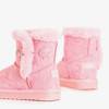 Рожеві дитячі зимові чоботи з хутром Xiala - Взуття
