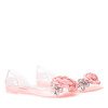 Рожеві прозорі балерини типу Меліскі з прикрасами Malia - Взуття