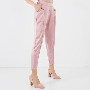 Рожеві жіночі штани