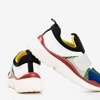 Сіре спортивне взуття з кольоровими вставками Мендора - Взуття