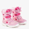 Снігові черевики з принтом у формі серця Edna для дівчат - Взуття