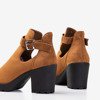 Світло-коричневі ботильйони з вирізами Barra - Взуття