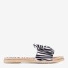 Тапочки з бантиком у вигляді зебри з малюнком Masmalla - Взуття 1