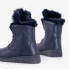 Темно-сині снігові черевики з хутром Cool Breeze - Взуття
