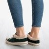 Зелені кросівки з хутром Limssa - Взуття