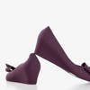 Жіноча фіолетова гумова меліса на танкетці Ребекка - черевики