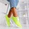 Жіноче спортивне взуття неонове зелене з візерунками Troye - Взуття 1