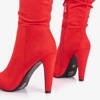 Жіночі червоні черевики до середини литок на посту Annika - Взуття
