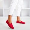 Жіночі червоні мокасини типу сліпони Slavarina - Взуття