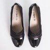 Жіночі чорні туфлі на низькій стійці Saloma - Взуття