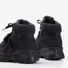 Жіночі спортивні черевики на снігу в чорному лезі - Взуття