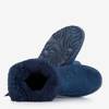 Жіночі темно-сині снігові черевики на банті Помони - Взуття