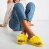 Жовті тапочки з хутром Millie - Взуття